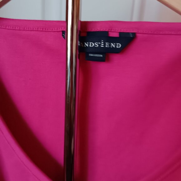 LANDS END WOMEN'S 2X  SLEEVELESS PINK TOP Pull On - Picture 2 of 6